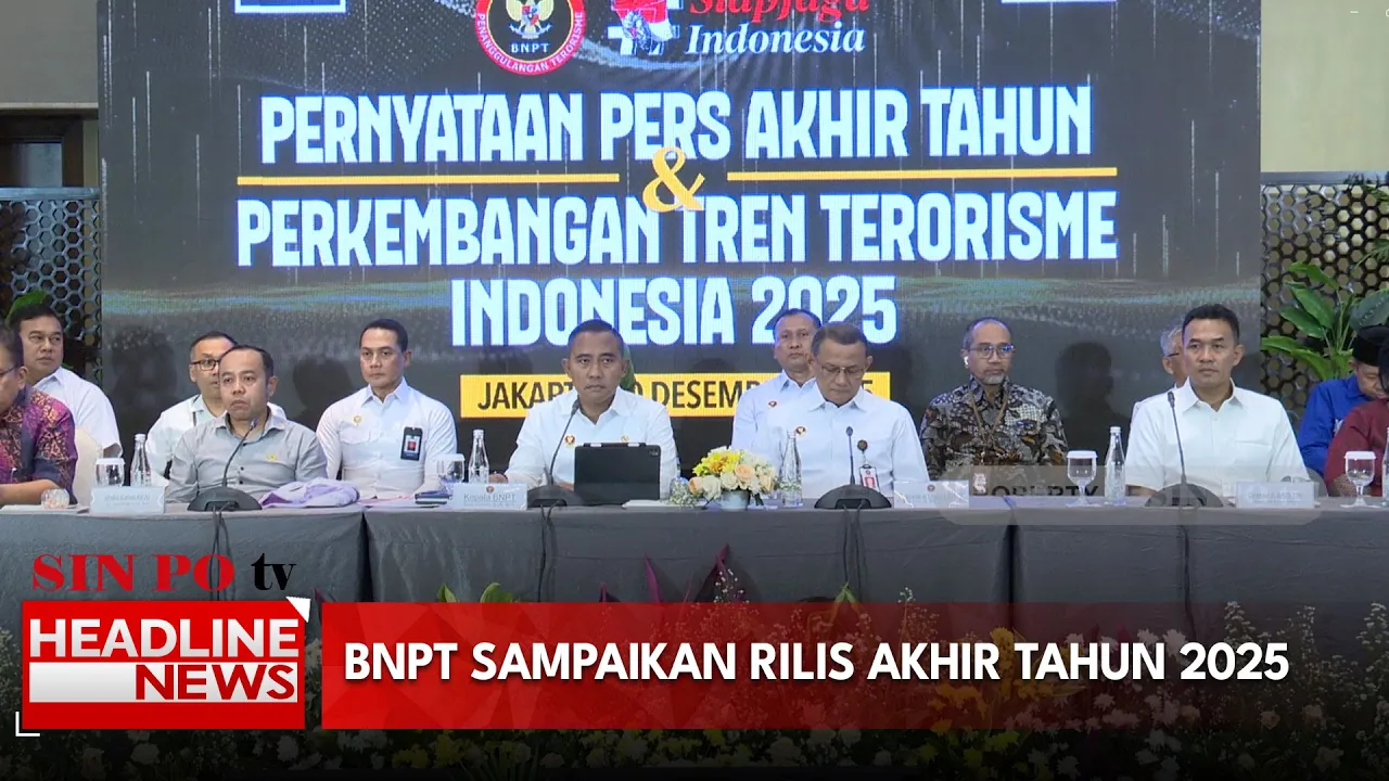BNPT Sampaikan Rilis Akhir Tahun 2025