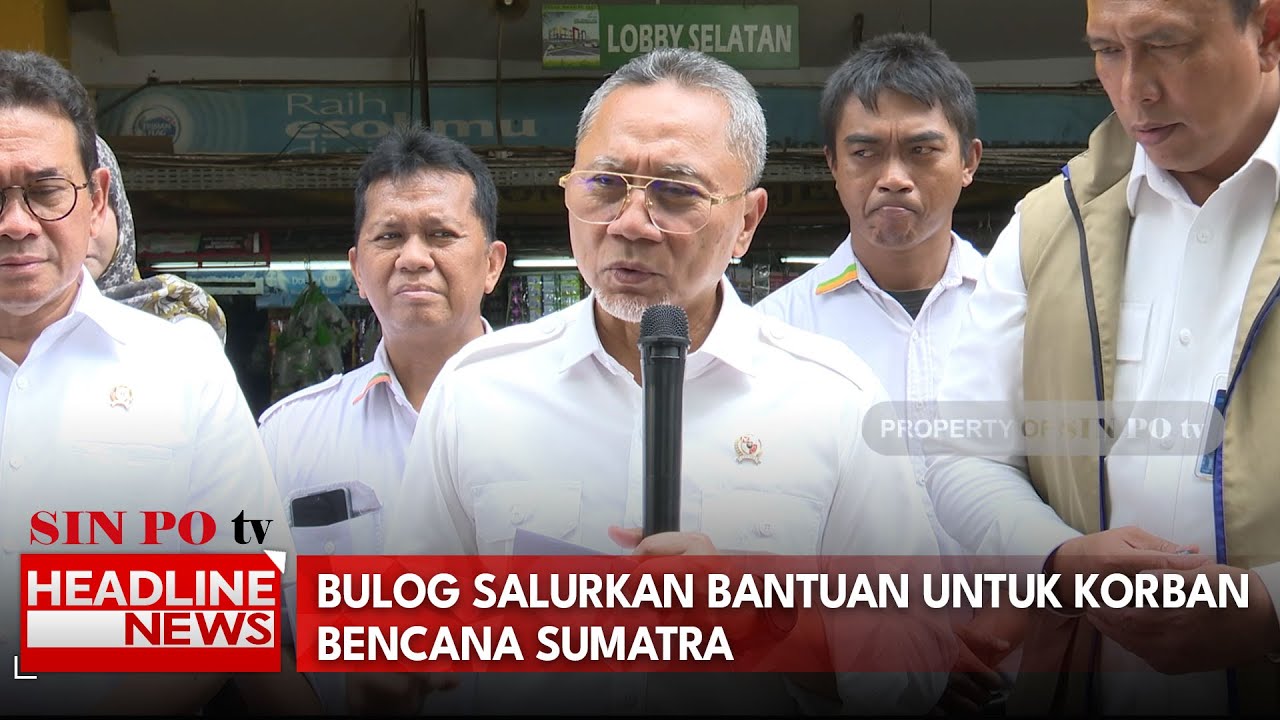 Bulog Salurkan Bantuan Untuk Korban Bencana Sumatra