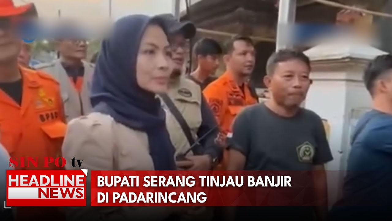Bupati Serang Tinjau Banjir Di Padarincang