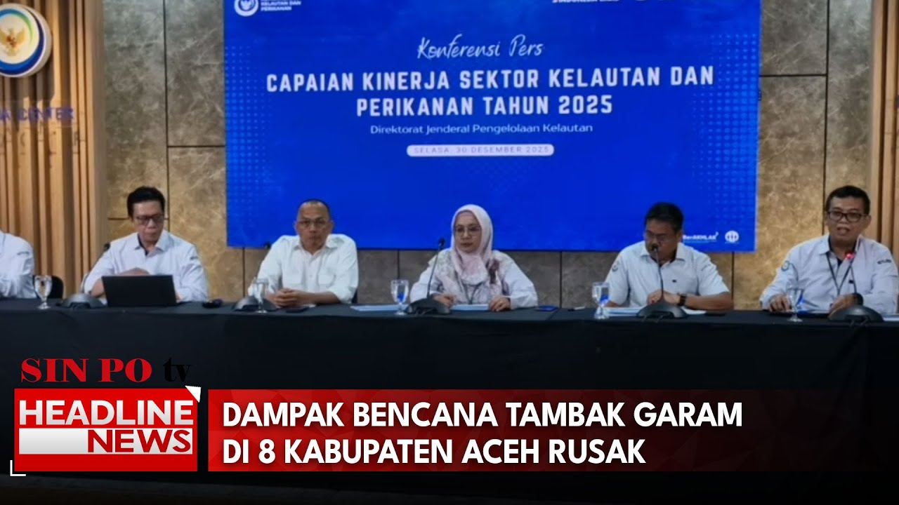 Dampak Bencana Tambak Garam di 8 Kabupaten Aceh Rusak