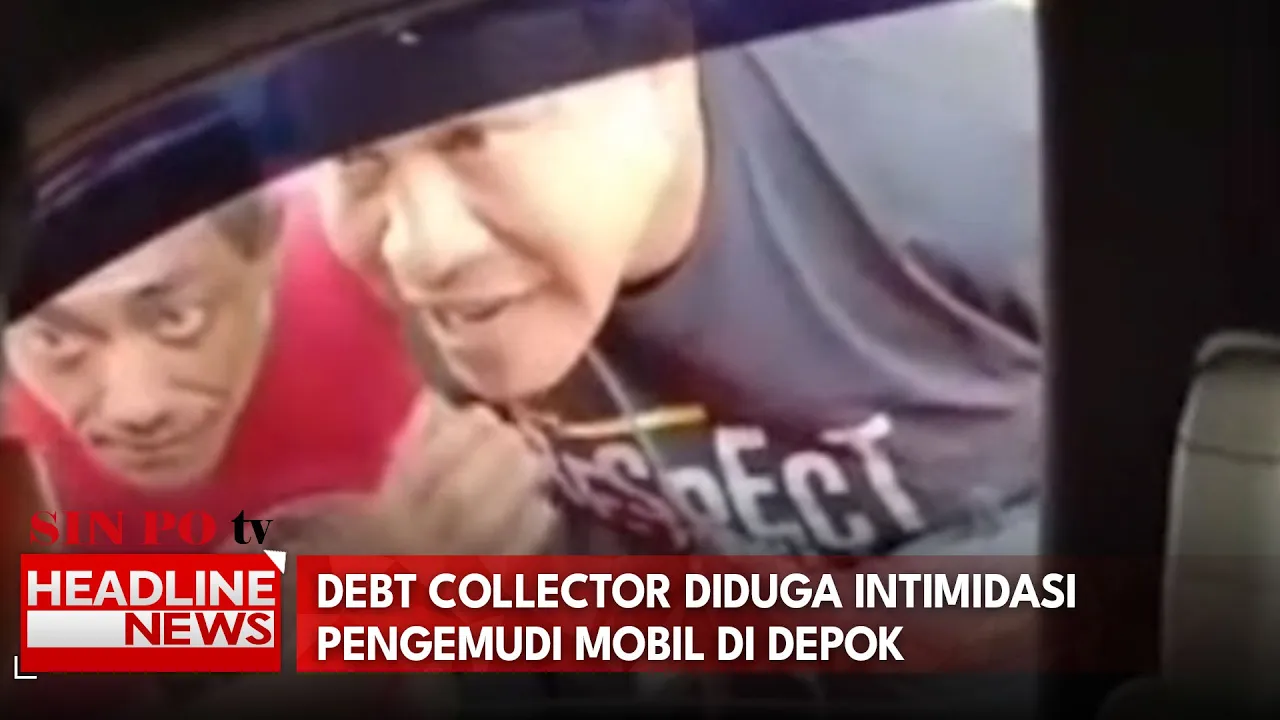Debt Collector Diduga Intimidasi Pengemudi Mobil Di Depok