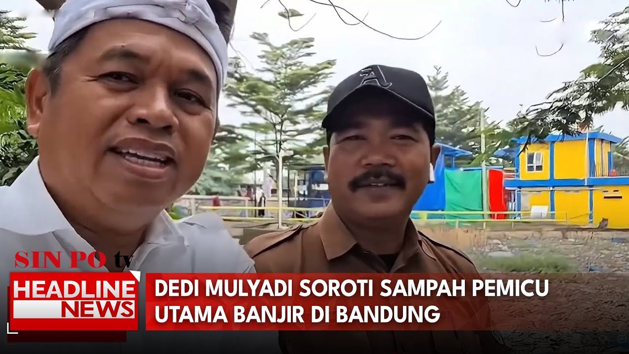 Dedi Mulyadi Soroti Sampah Pemicu Utama Banjir di Bandung