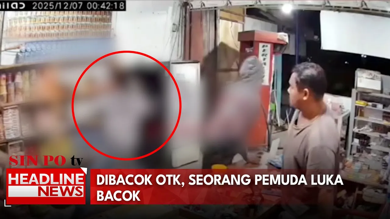 Dibacok Otk, Seorang Pemuda Luka Bacok