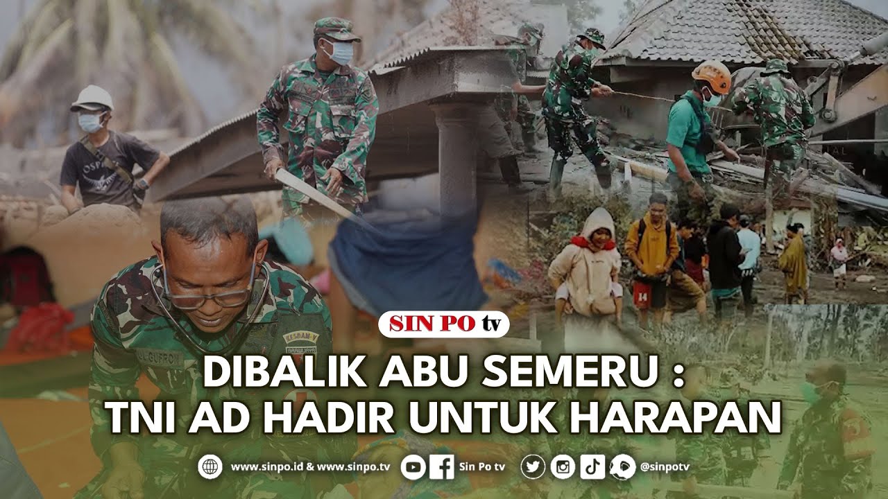 Dibalik Abu Semeru : TNI AD Hadir Untuk Harapan