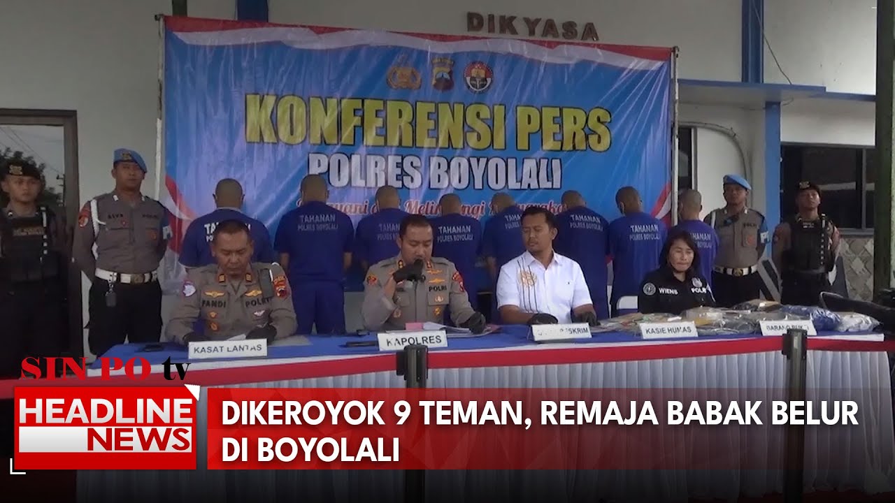 Dikeroyok 9 Teman, Remaja Babak Belur Di Boyolali