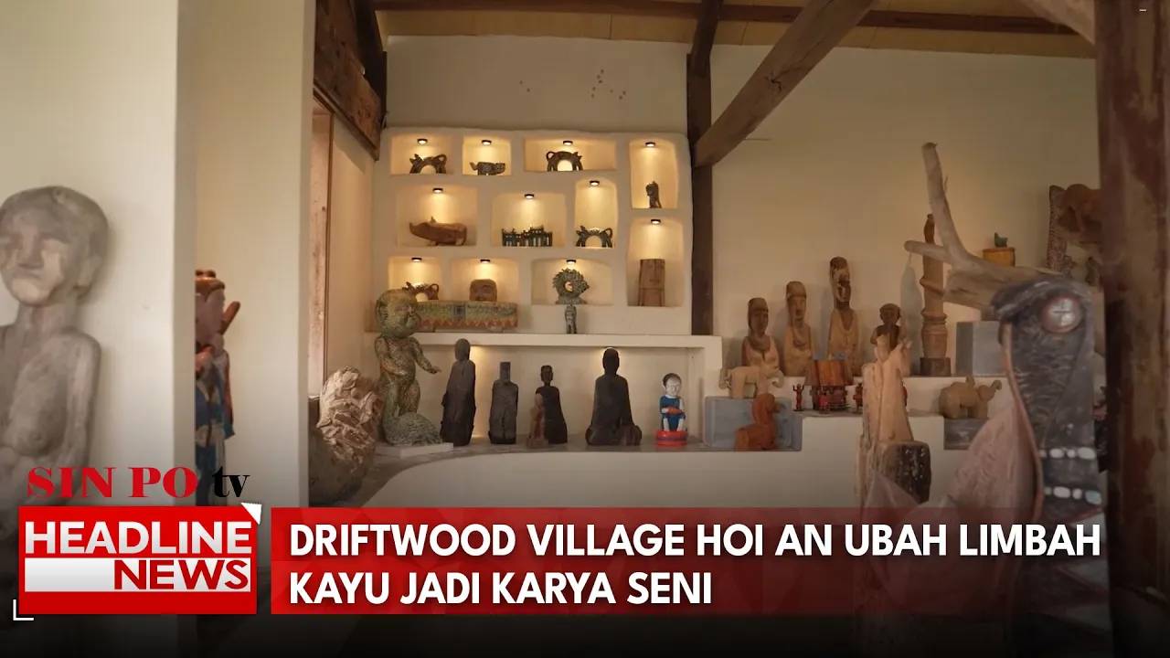 Driftwood Village Hoi An Ubah Limbah Kayu Jadi Karya Seni