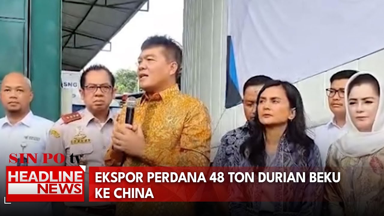 Ekspor Perdana 48 Ton Durian Beku Ke China