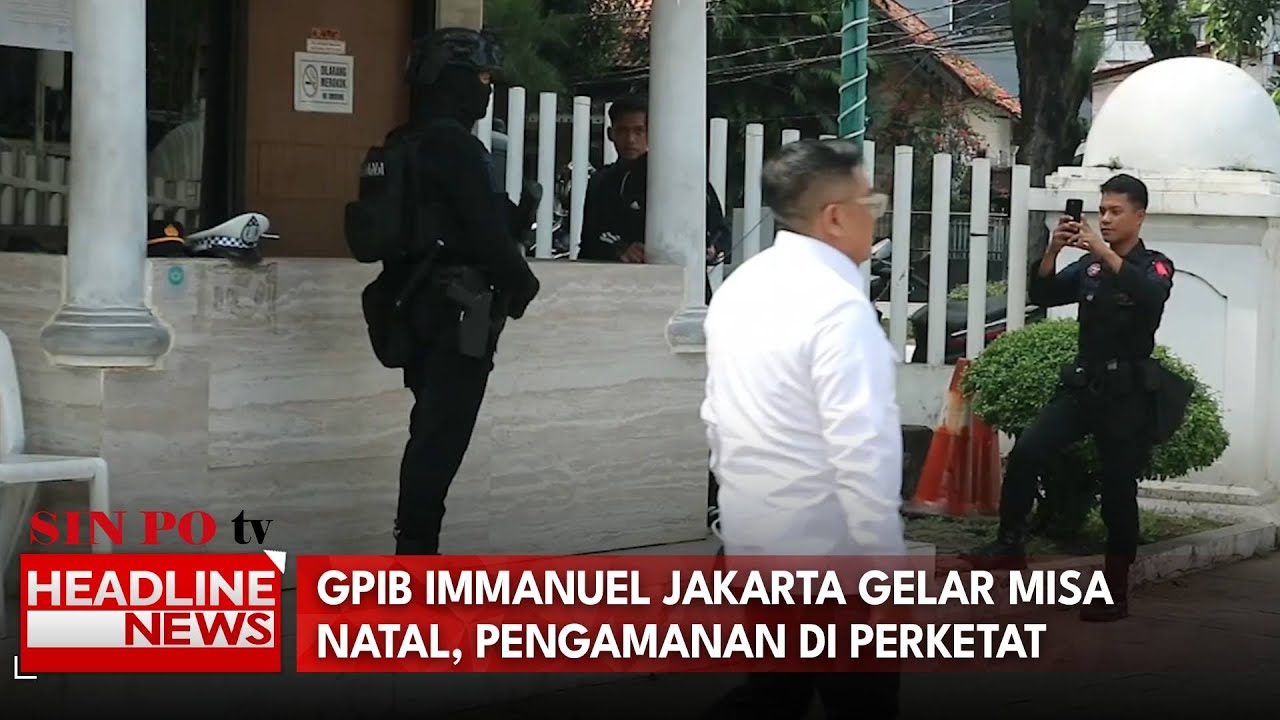 GPIB Immanuel Jakarta Gelar Misa Natal, Pengamanan Di Perketat