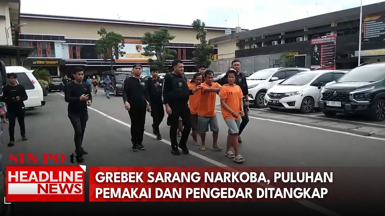 Grebek Sarang Narkoba, Puluhan Pemakai dan Pengedar Ditangkap