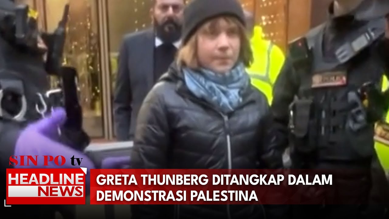 Greta Thunberg Ditangkap Dalam Demonstrasi Palestina