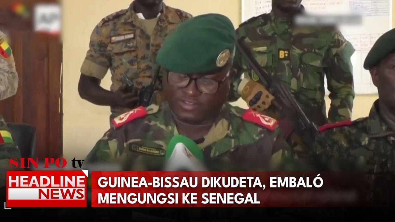 Guinea-Bissau Dikudeta, Embaló Mengungsi Ke Senegal