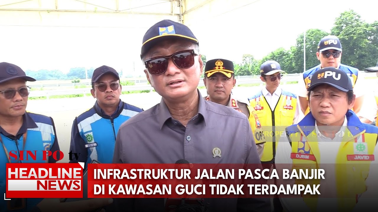 Infrastruktur Jalan Pasca Banjir Di Kawasan Guci Tidak Terdampak