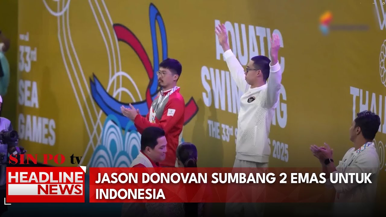 Jason Donovan Sumbang 2 Emas Untuk Indonesia