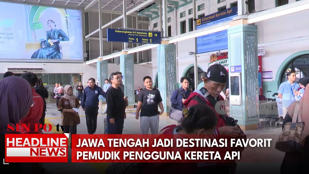 Jawa Tengah Jadi Destinasi Favorit Pemudik Pengguna Kereta Api