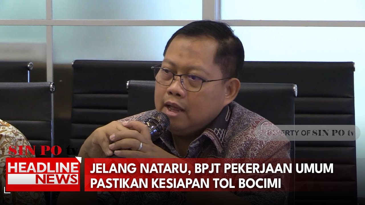 Jelang Nataru, BPJT Pekerjaan Umum Pastikan Kesiapan Tol Bocimi