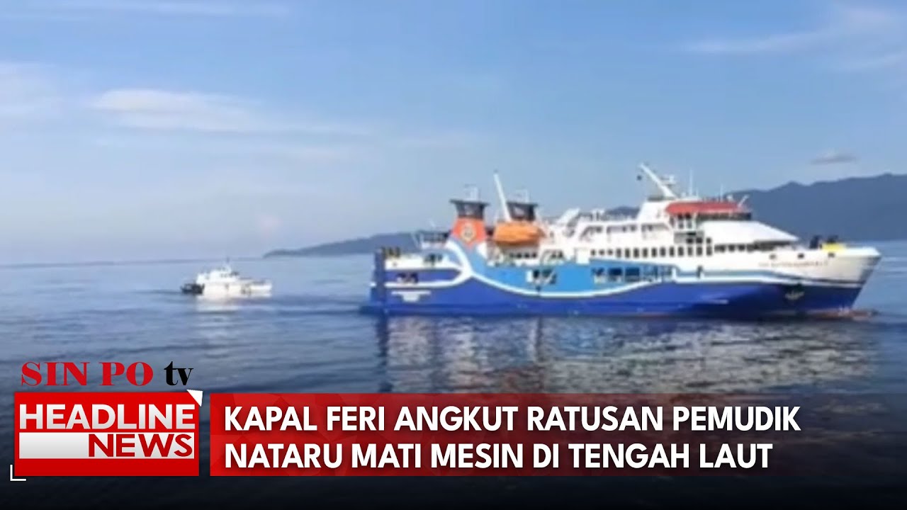 Kapal Feri Angkut Ratusan Pemudik Nataru Mati Mesin Saat Menuju Banda Dan Tual, Penumpang Panik