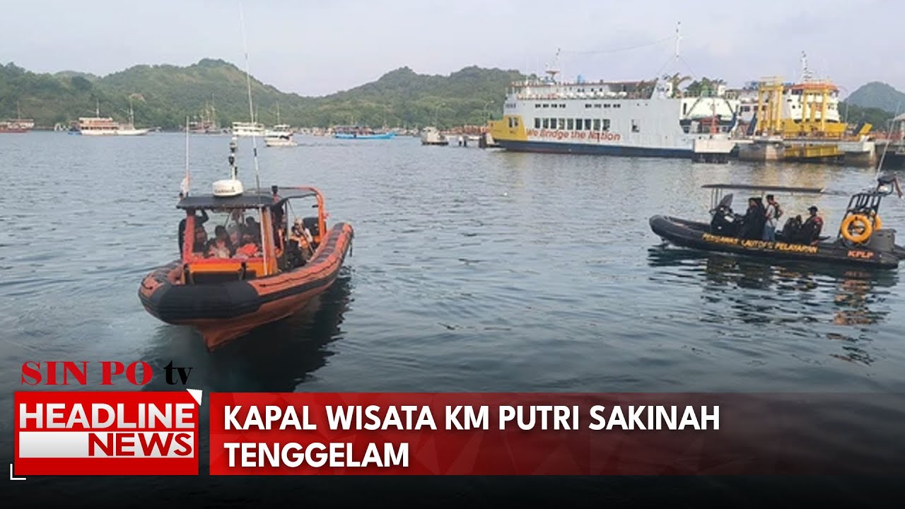 Kapal Wisata KM Putri Sakinah Tenggelam