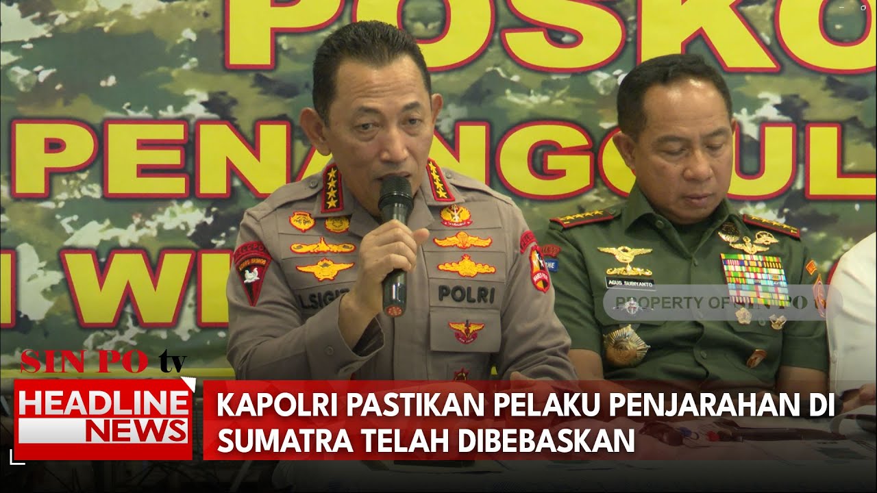 Kapolri Pastikan Pelaku Penjarahan di Sumatra Telah Dibebaskan
