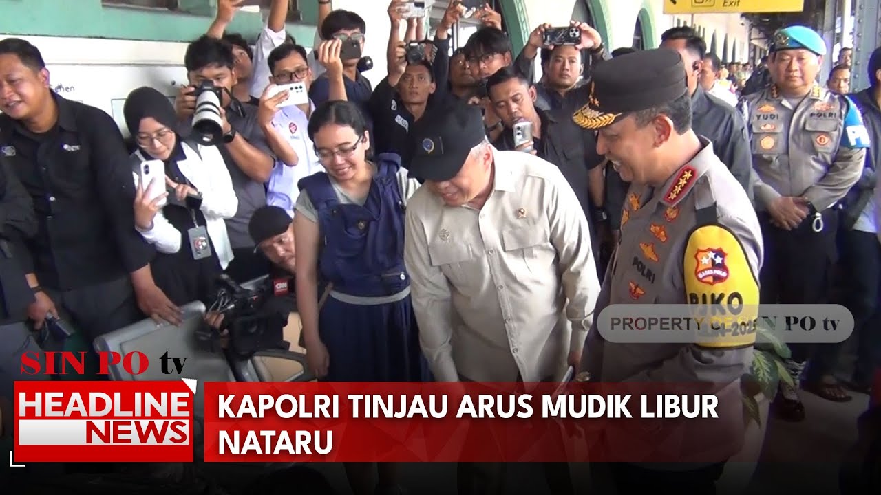 Kapolri Tinjau Arus Mudik Libur Nataru