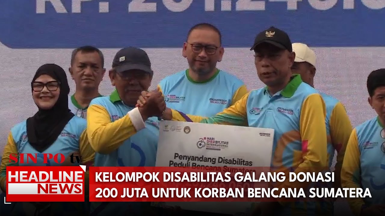 Kelompok Disabilitas Galang Donasi 200 Juta untuk Korban Bencana Sumatera
