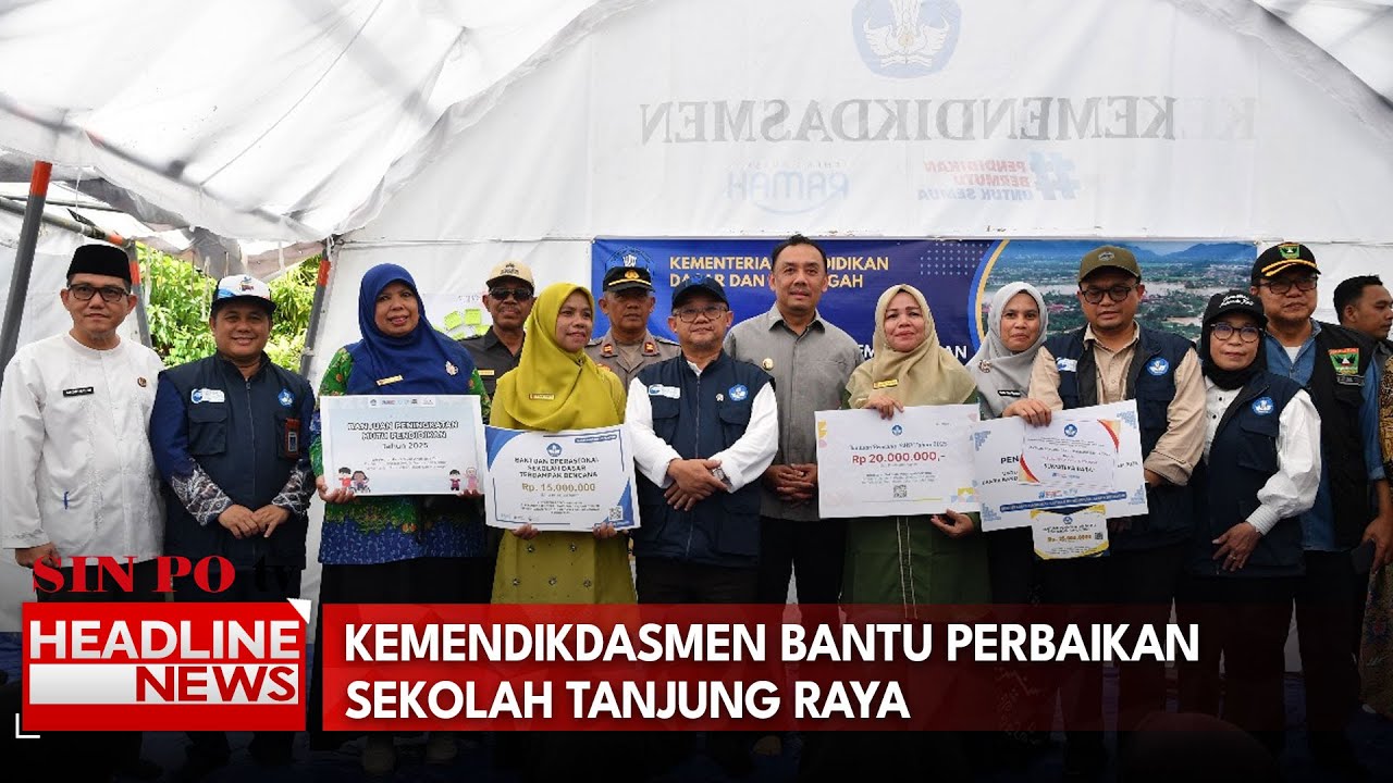 Kemendikdasmen Bantu Perbaikan Sekolah Tanjung Raya