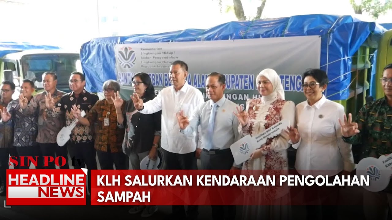 Kementerian Lingkungan Hidup Salurkan Kendaraan Pengolahan Sampah Pascabencana di Sumatera