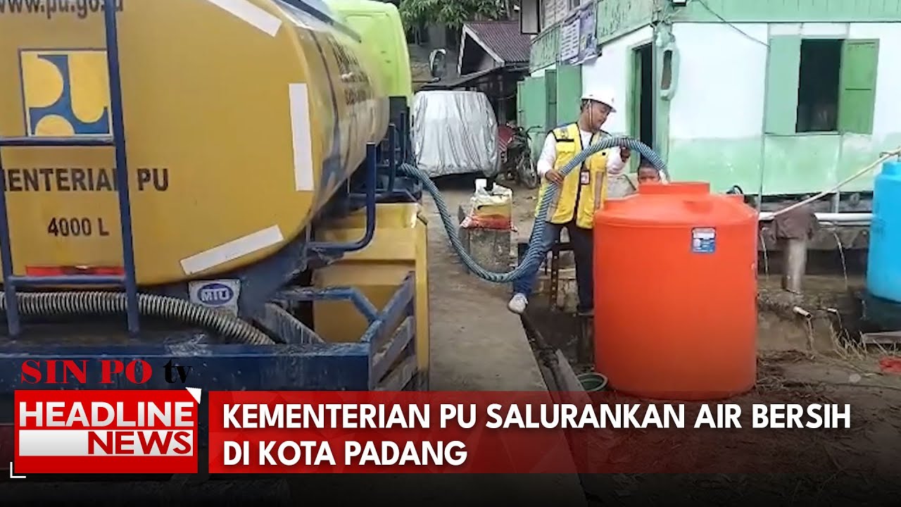 Kementerian PU Salurankan Air Bersih Di Kota Padang