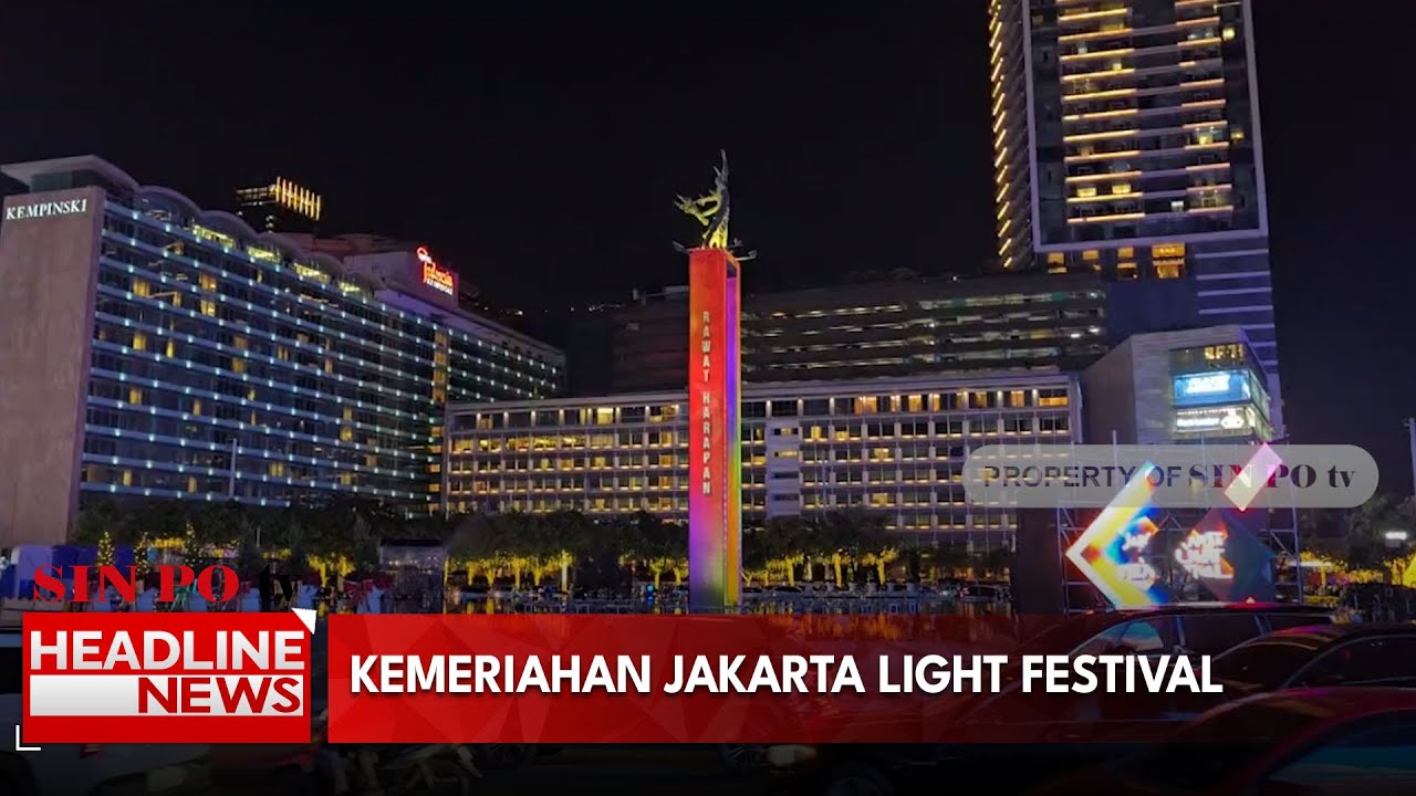 Kemeriahan Jakarta Light Festival