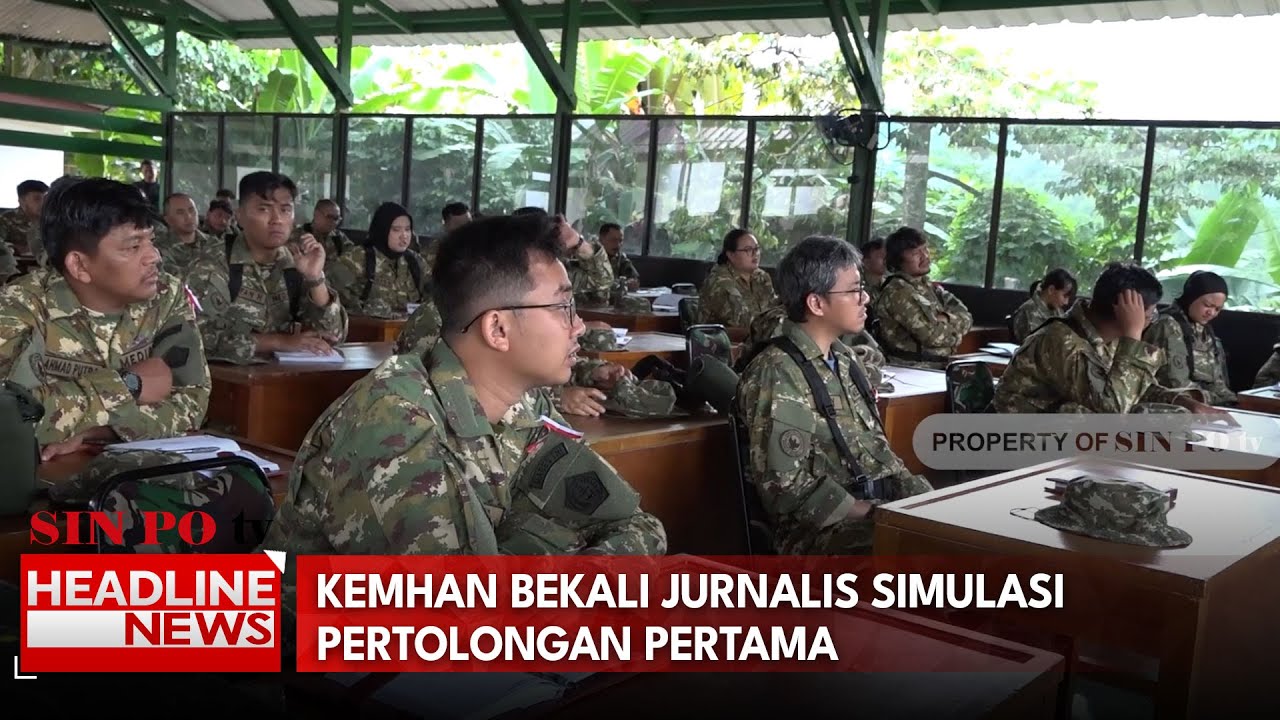 Kemhan Bekali Jurnalis Simulasi Pertolongan Pertama