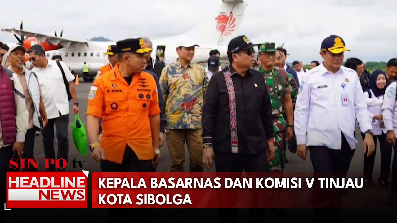 Kepala Basarnas dan Komisi V Tinjau Kota Sibolga