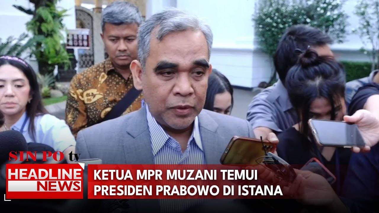 Ketua MPR Muzani Temui Presiden Prabowo di Istana