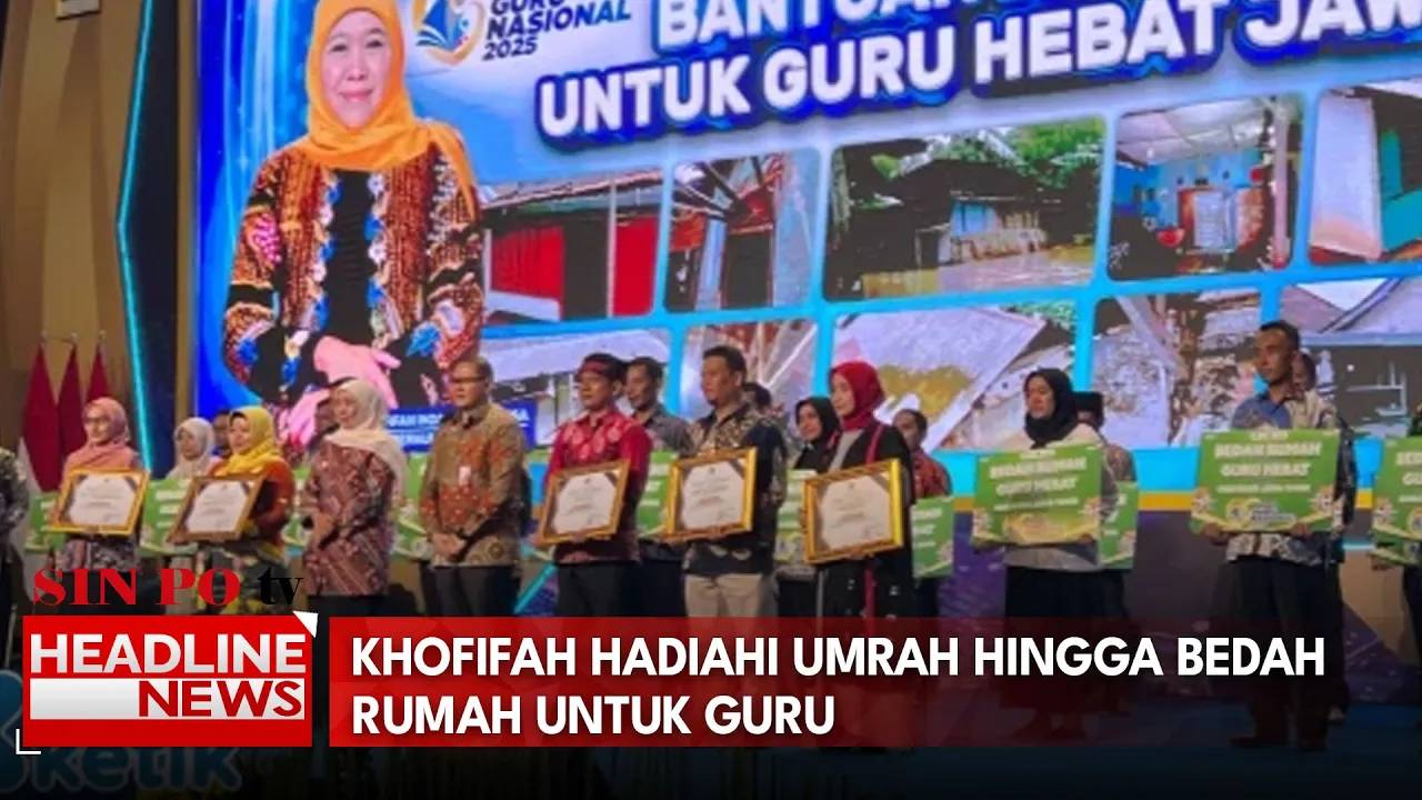 Khofifah Hadiahi Umrah Hingga Bedah Rumah Untuk Guru