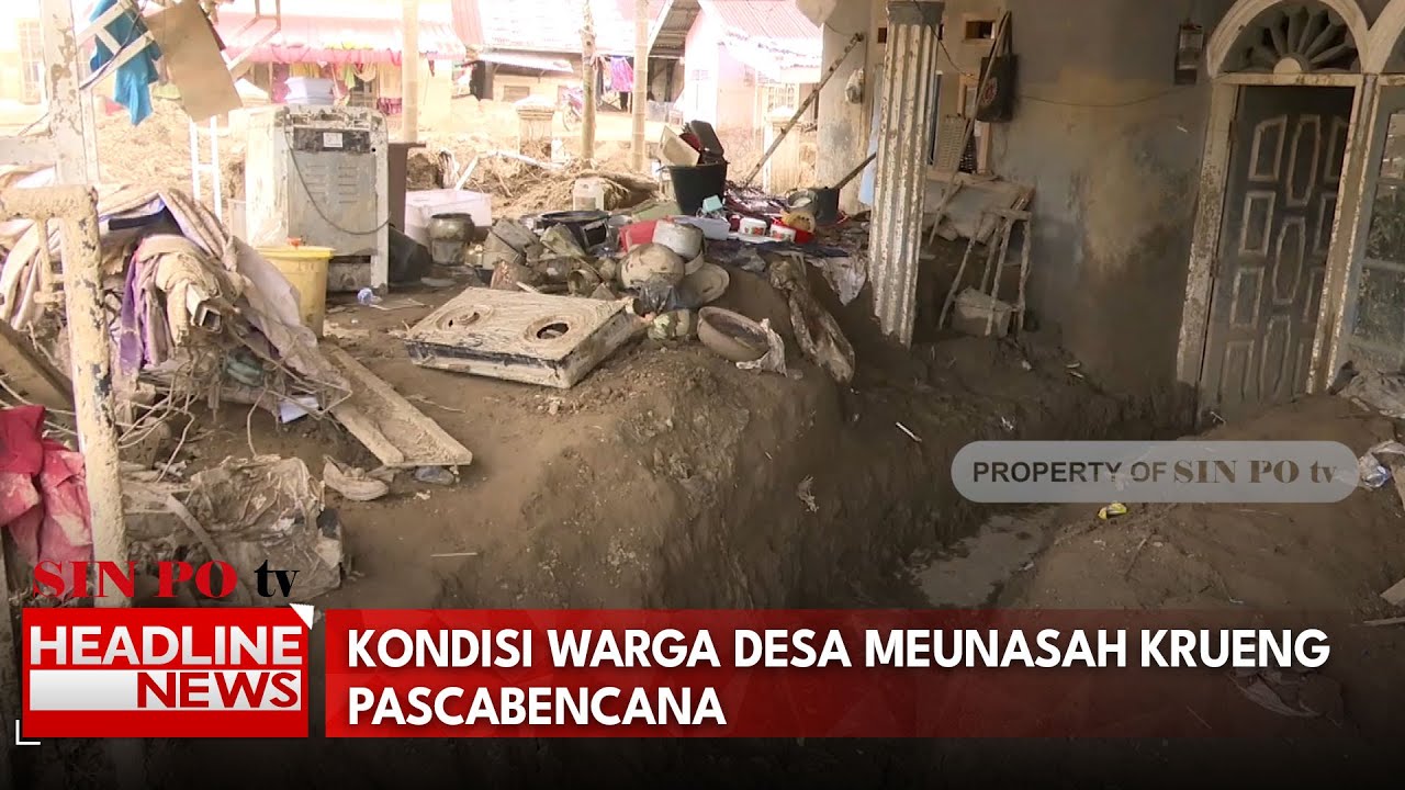 Kondisi Warga Desa Meunasah Krueng Pascabencana