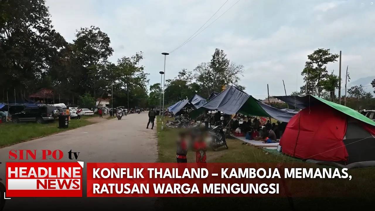 Konflik Thailand–Kamboja Memanas, Ratusan Warga Mengungsi