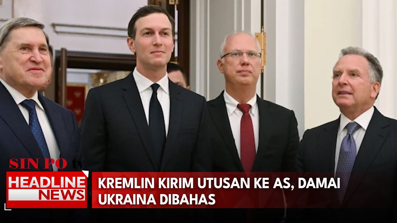 Kremlin Kirim Utusan Ke AS, Damai Ukraina Dibahas