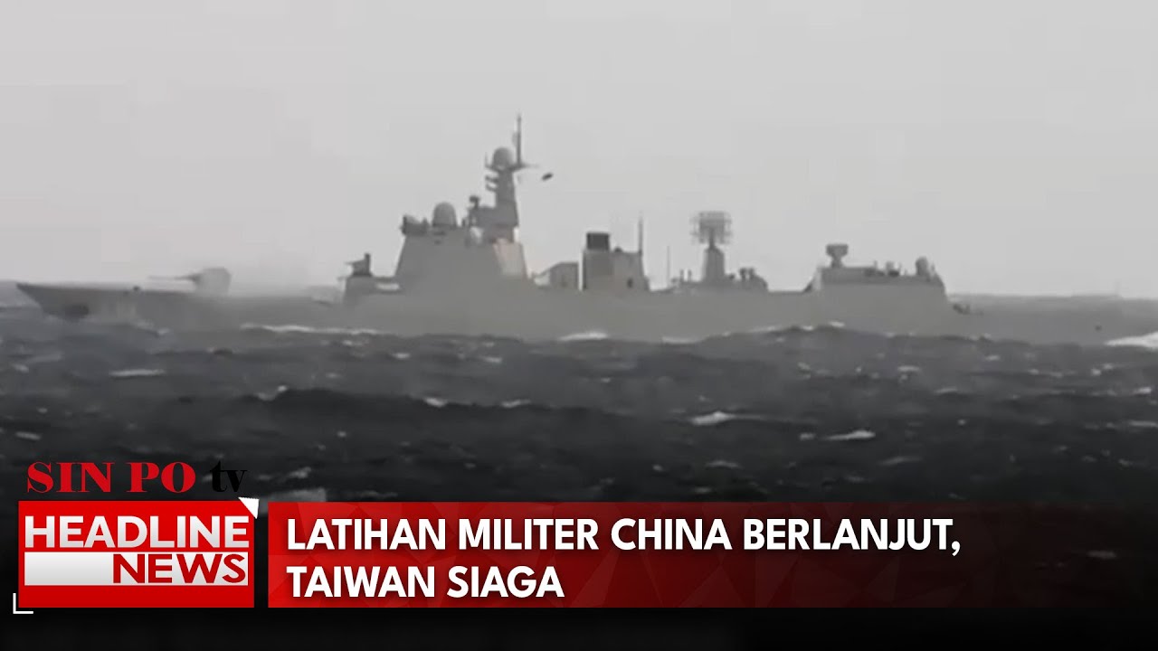 Latihan Militer China Berlanjut, Taiwan Siaga