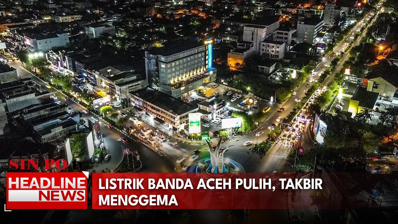 Listrik Banda Aceh Pulih, Takbir Menggema
