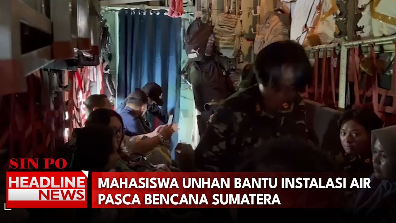 Mahasiswa Unhan Bantu Instalasi Air Pasca Bencana Sumatera