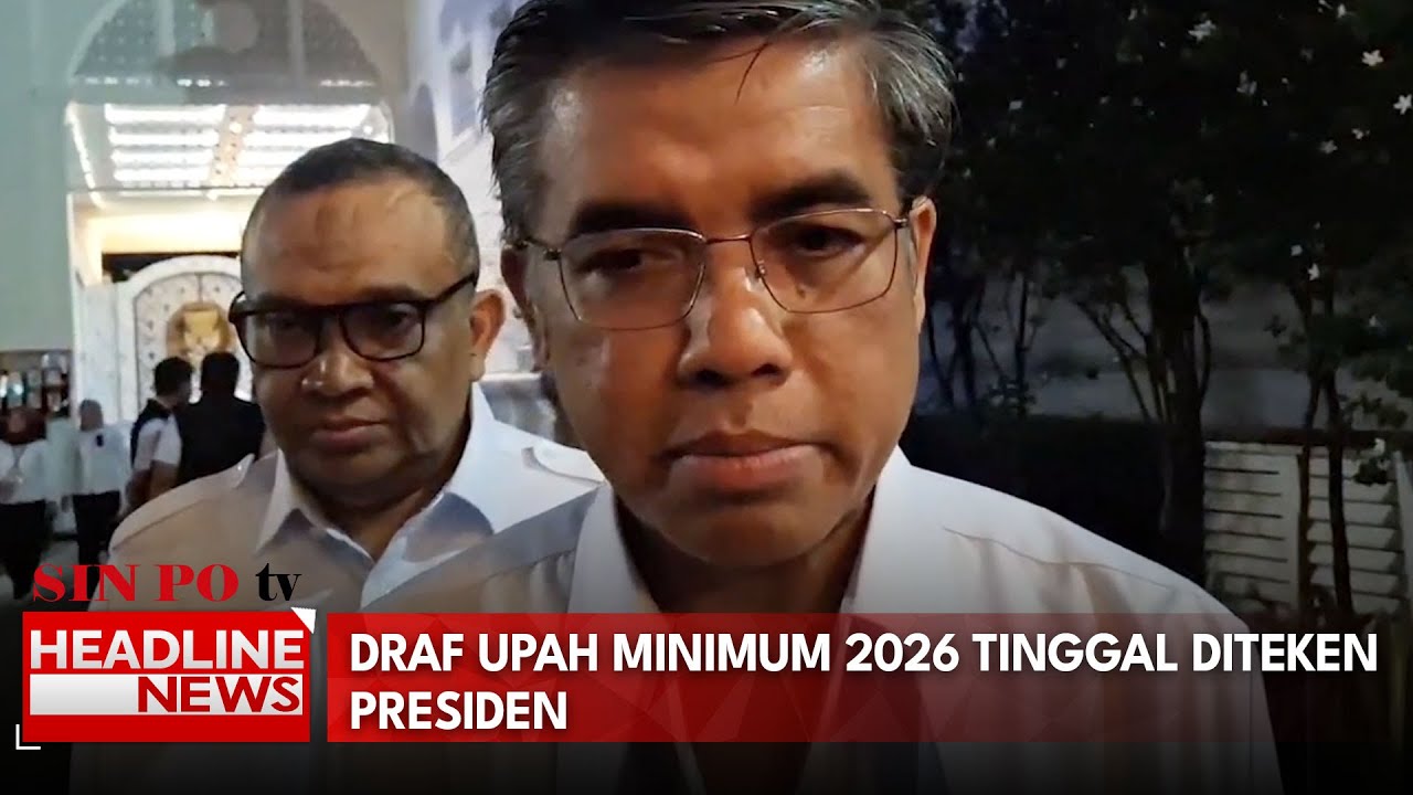 Menaker Umumkan Draft Upah Minimum 2026 Tinggal Diteken Presiden Prabowo