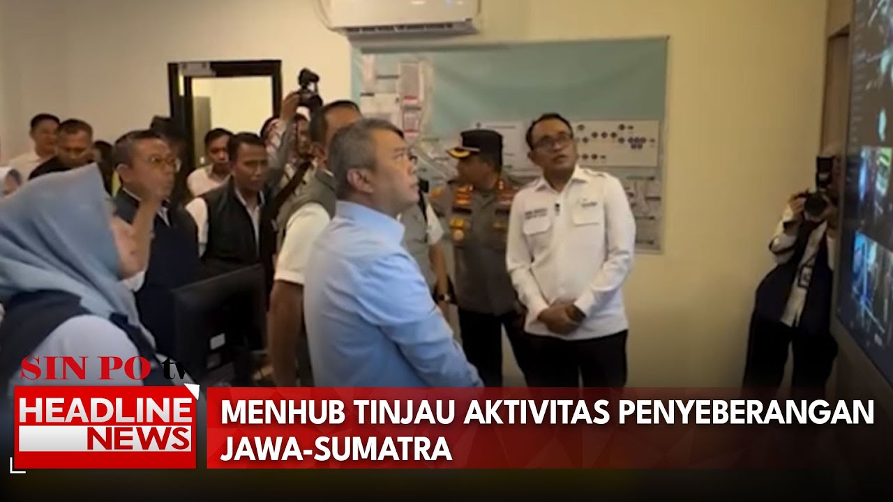 Menhub Tinjau Aktivitas Penyeberangan Jawa–Sumatra