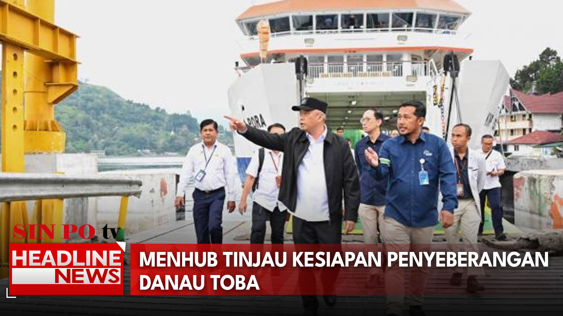 Menhub Tinjau Kesiapan Penyeberangan Danau Toba