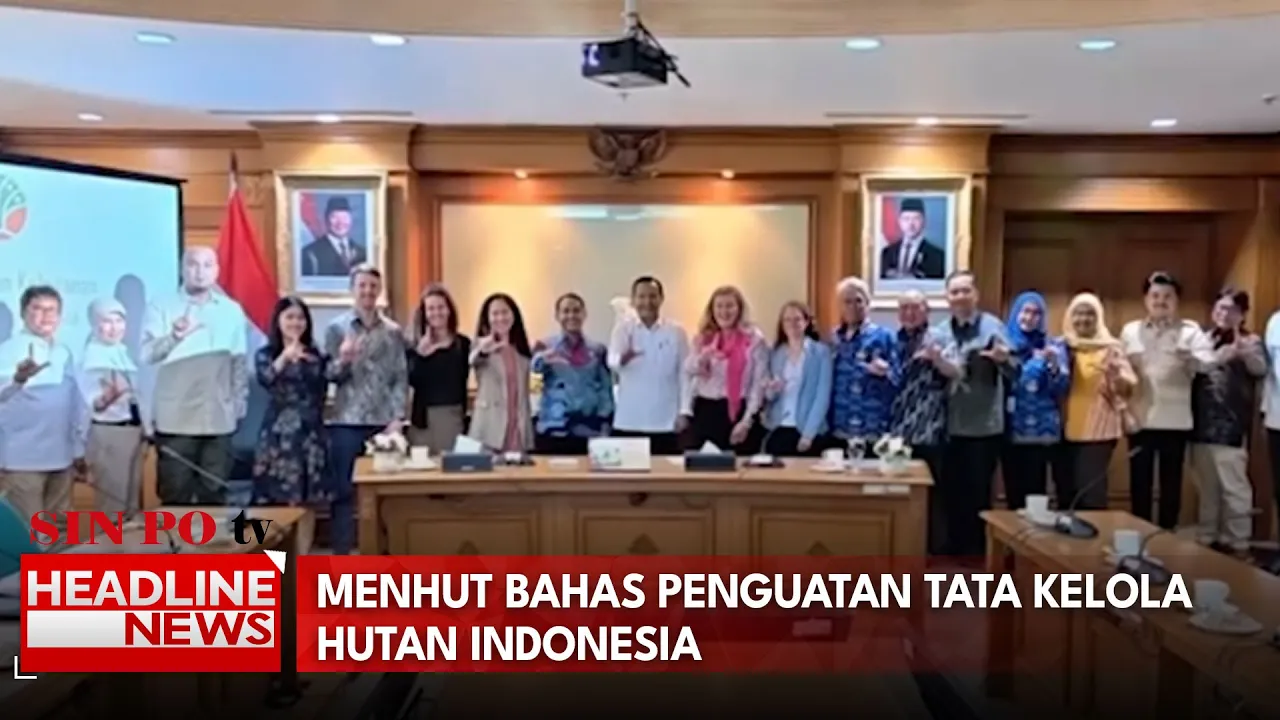 Menhut Bahas Penguatan Tata Kelola Hutan Indonesia