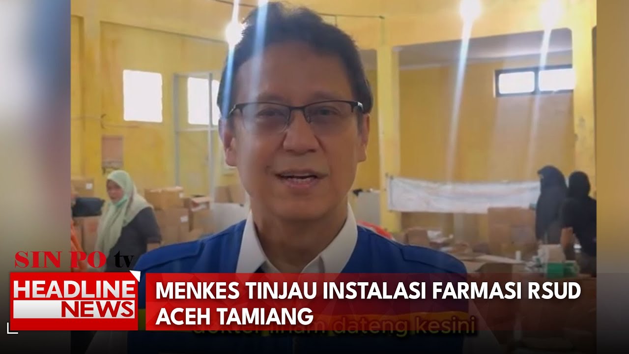 Menkes Tinjau Instalasi Farmasi RSUD Aceh Tamiang