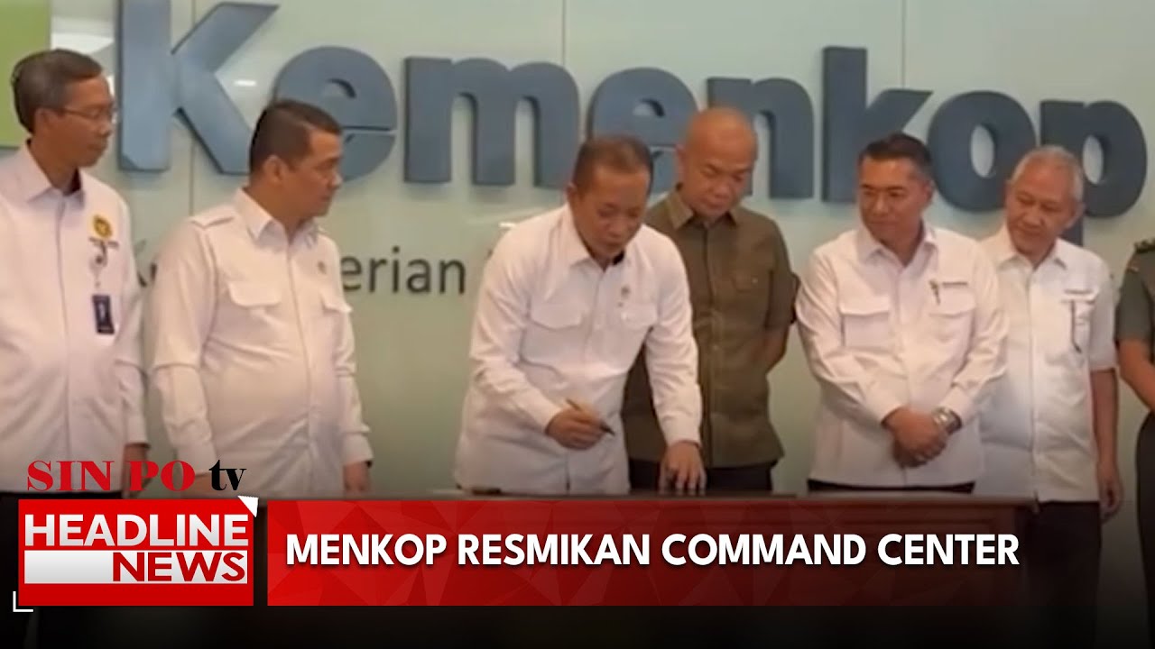 Menkop Resmikan Command Center