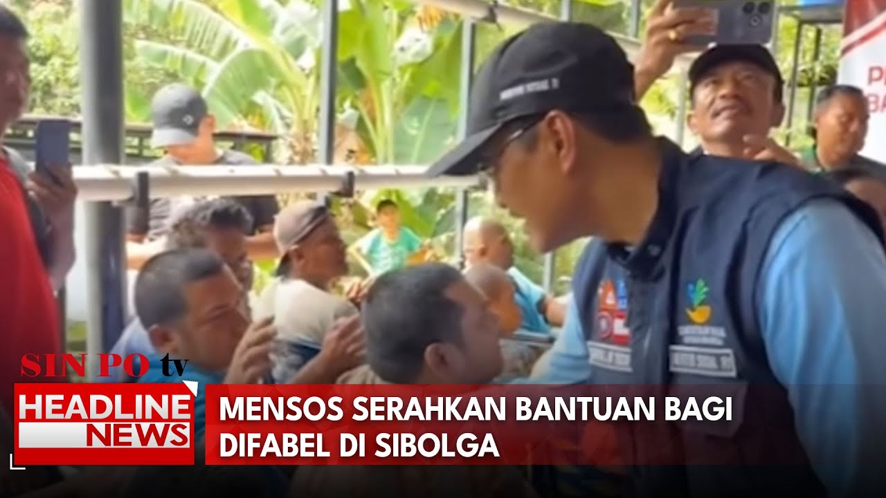 Mensos Serahkan Bantuan Bagi Difabel Di Sibolga