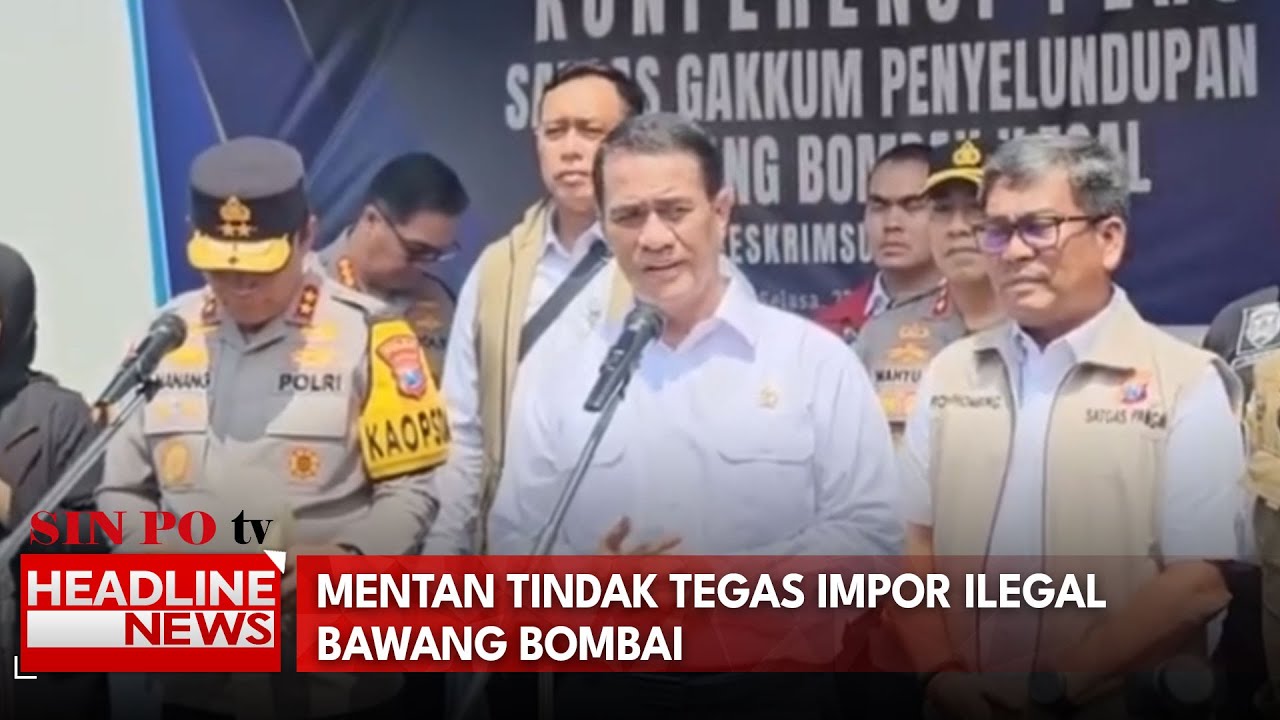 Mentan Tindak Tegas Impor Ilegal Bawang Bombai