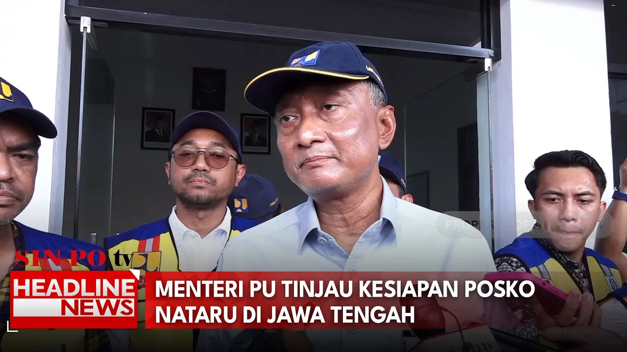 Menteri PU Tinjau Kesiapan Posko Nataru di Jawa Tengah