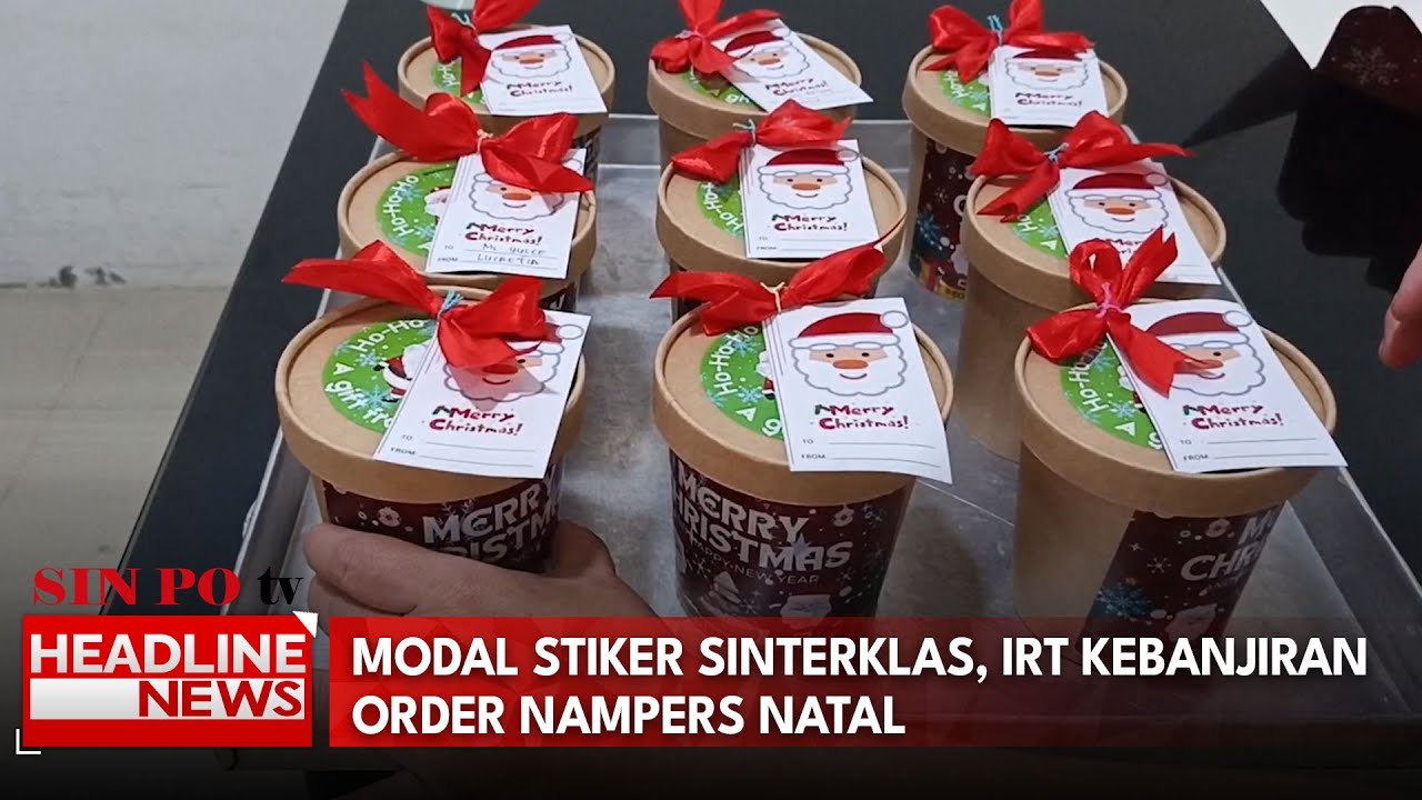 Modal Stiker Sinterklas, IRT Kebanjiran Order Nampers Natal