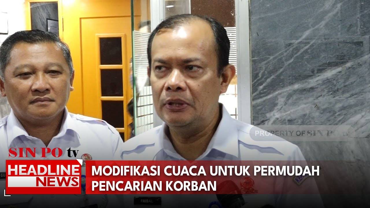 Modifikasi Cuaca untuk Permudah Pencarian Korban