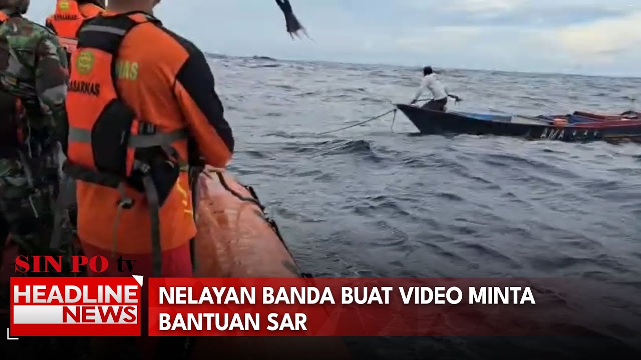 Nelayan Banda Buat Video Minta Bantuan Sar